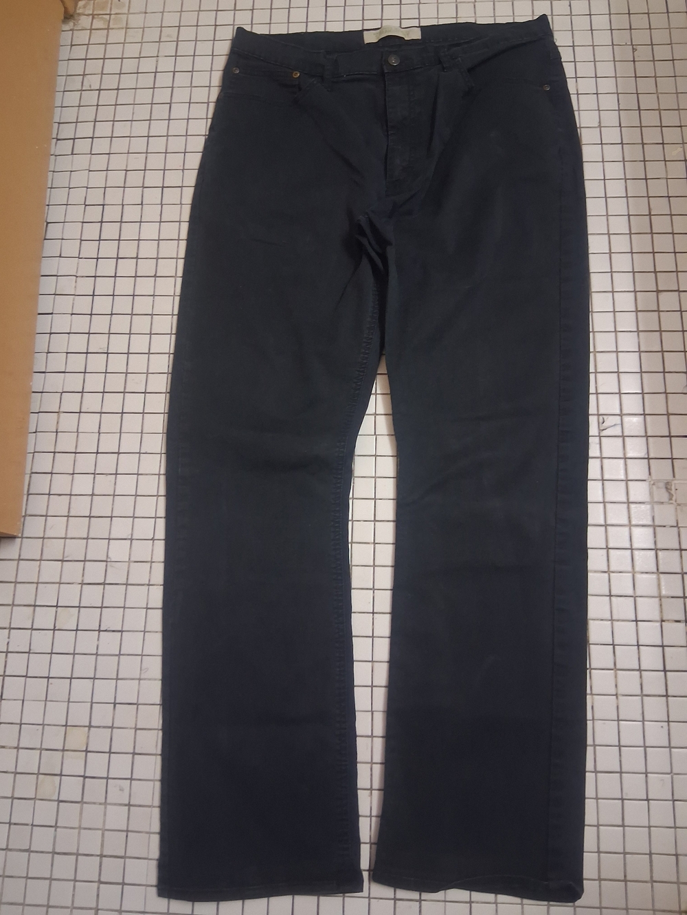 Wrangler 36X32 Straight Leg Jeans in Dark Navy